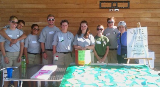 Eight%20AmeriCorps%20volunteers.%20LWVGB%20%20coordinator%20Dr.%20Joyce%20Lanning%20deemed%20them%20the%20%22backbone%20of%20the%20Ramble!%22%20%20