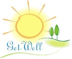 Get well sunshine graphic