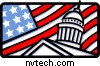 flag and capitol icon