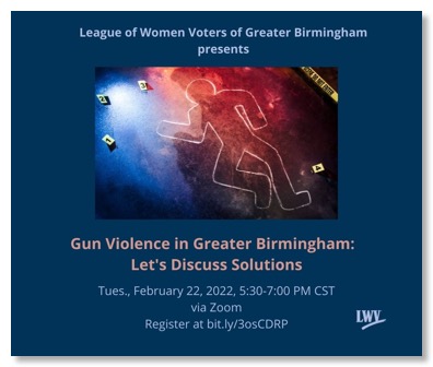 Facebook post - Gun Violence in Greater Birmingham